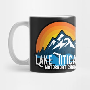 Lake Titicaca Motorboat Champion Bolivia Peru Travel Mug